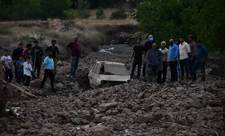 سیل به روستای "هاسون" در ماکو خسارت وارد کرد