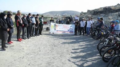 همایش دوچرخه سواری و اردوی کاراته کاهای استان در منطقه آزاد ماکو