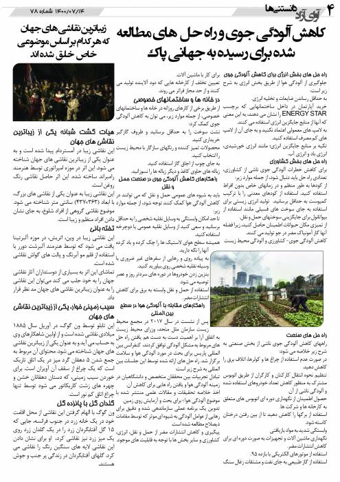 دانلود شماره ۷۸ نشریه آوای آزاد