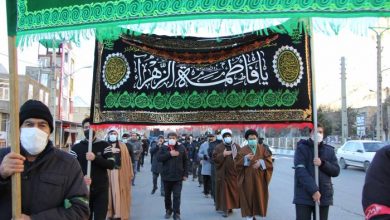 عزاداری شهادت حضرت فاطمه زهرا (س) در ماکو