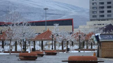 بارش برف در ماکو آذربایجان غربی