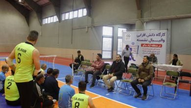 آموزش مهارت والیبال