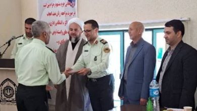 معارفه فرمانده انتظامی پلدشت