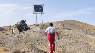 واژگونی وانت